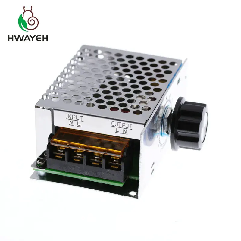 AC 220V 4000W SCR регулятор напряжения диммер скорости двигателя Модуль | Электронные