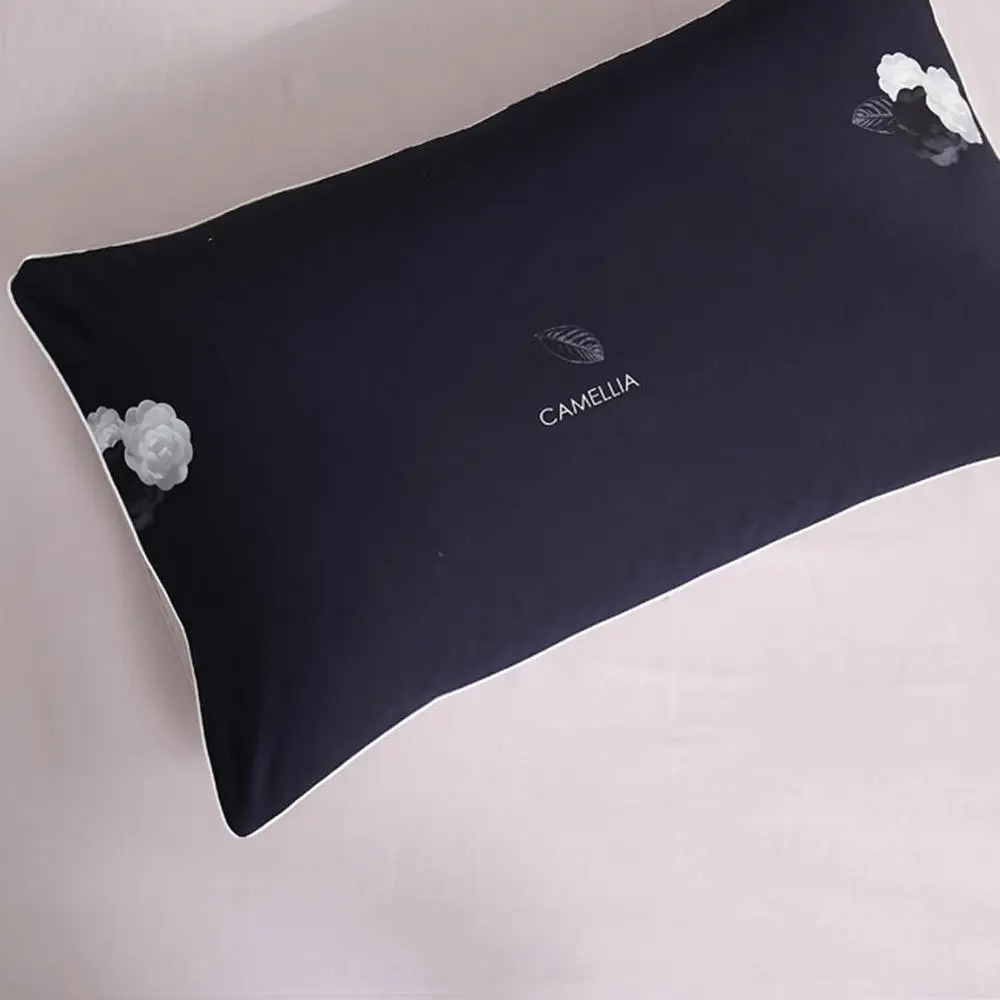 Постельные принадлежности скандинавского белого цвета с цветами набор