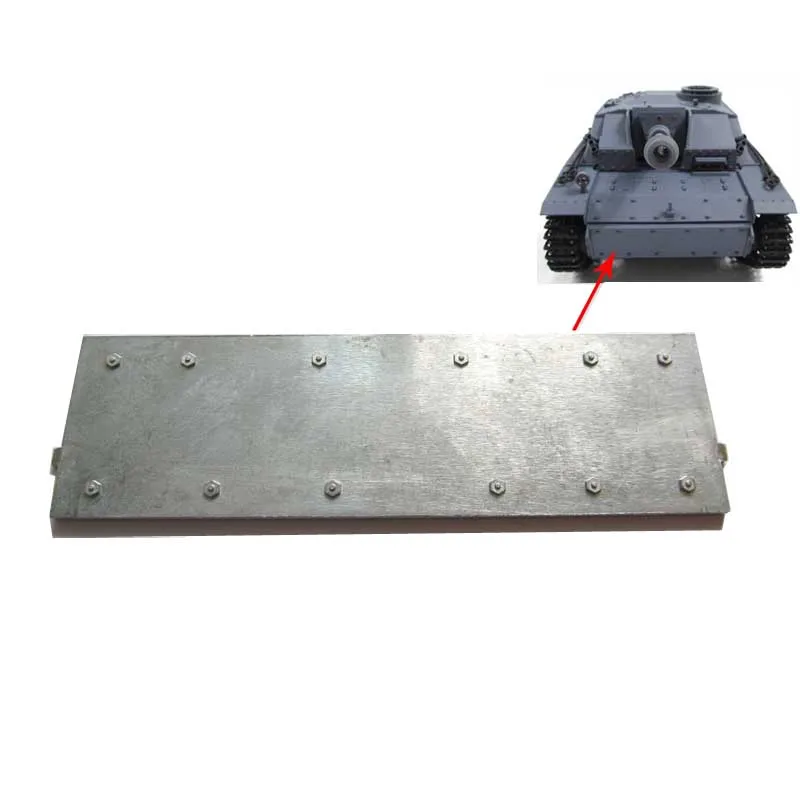 

Mato chassis metal front plate for 1/16 1:16 RC Stug III tank, metal upgraded parts