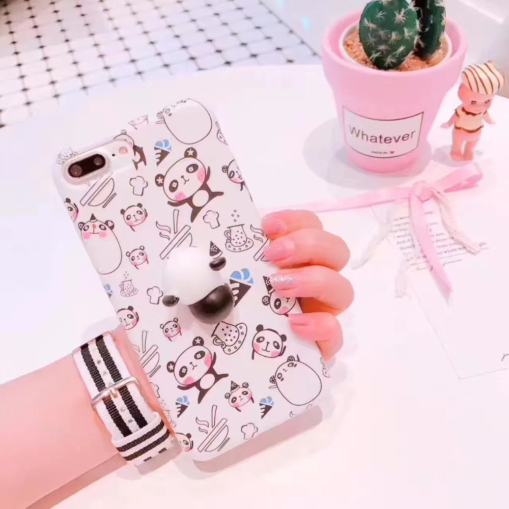 Squishy Чехлы для Oppo F1s задней обложки с милой пандой кролик Squeeze Давление уменьшить