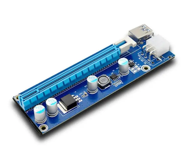 Кабель питания TPFEEL 6pin USB3.0 PCI E Express 1х 16x удлинитель GPU переходная карта 60 см SATA|usb3.0