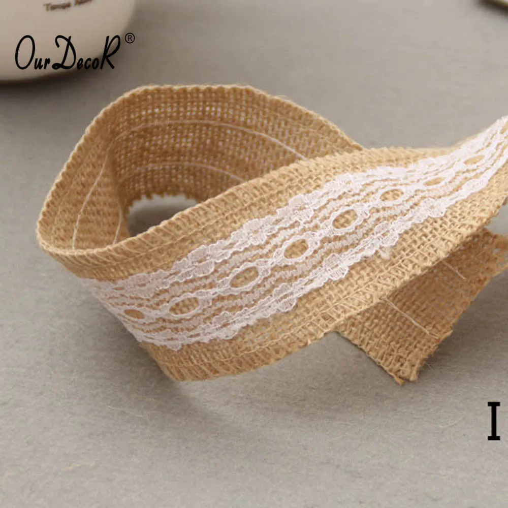 5 рулон см * 2м стикер из натурального джута в декорированном мешковиной горшке