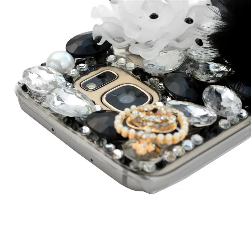 YOKIRIN 3D горный хрусталь чехол для Samsung Galaxy S7 Edge Bling Diamond Crystal жесткий Пластик