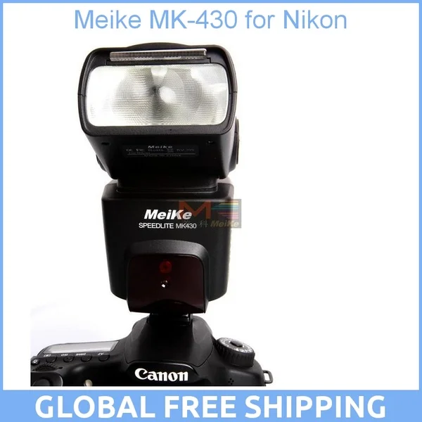 Meike MK-430 MK430 ttl Вспышка Speedlite для Nikon D7100 D7000 D5100 D5300 D3100 D600 D750 D800 D3200 D5500 D90 D80 D300s