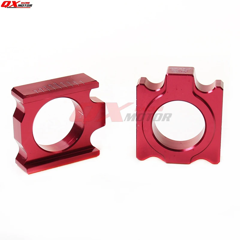 CNC алюминиевая задняя цепь регулятора оси блоков для CR125/250R CRF250R/250X 450R/450X мотоцикла