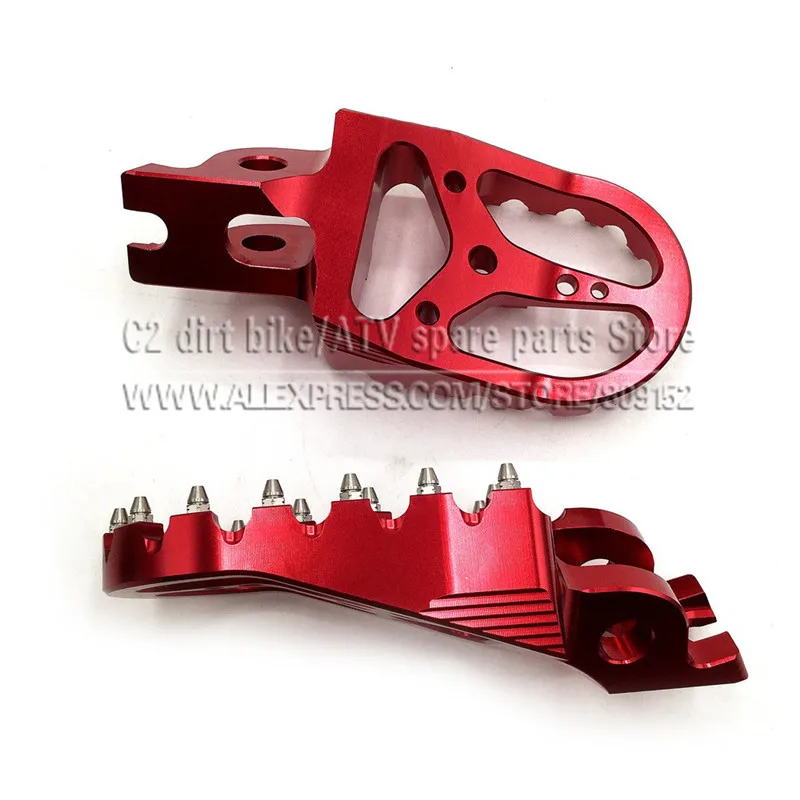 Заготовки MX широкие подножки подставки педали X Мост CR125/250 CRF450X CRF230F CRF250R L M CRF250X CRF450R Байк мотокросс эндуро