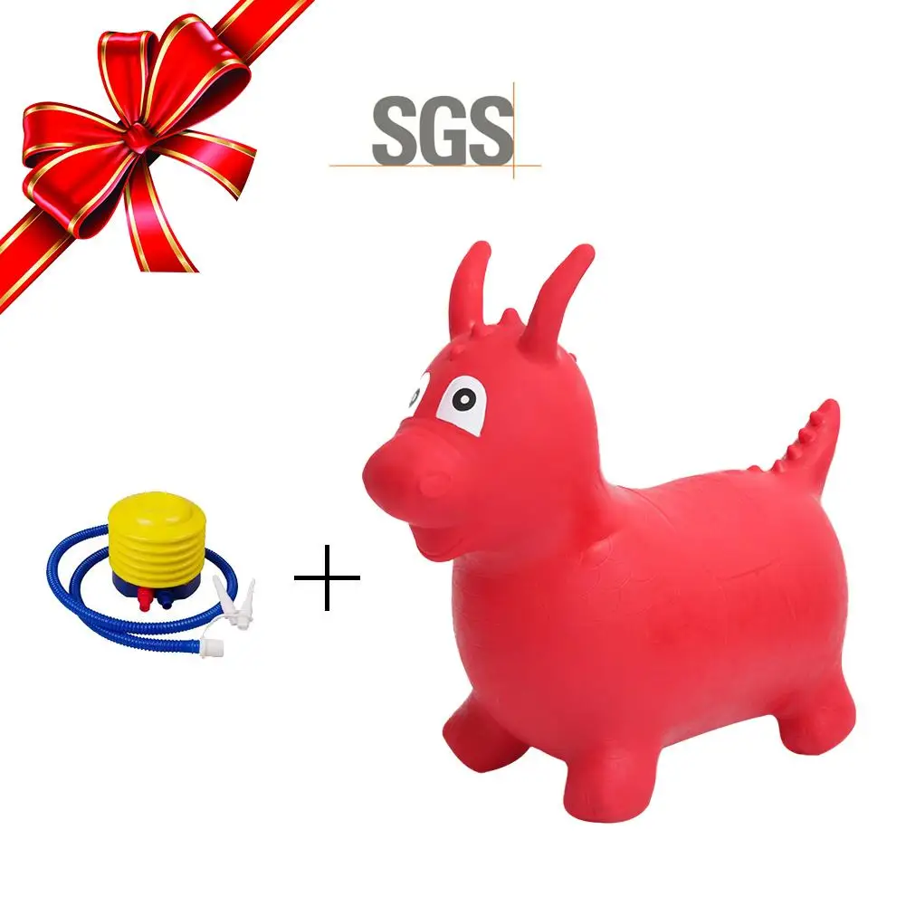 Надувная лошадка Хоппер для детей прыжков верховой езды детей|Каталки-пушкары