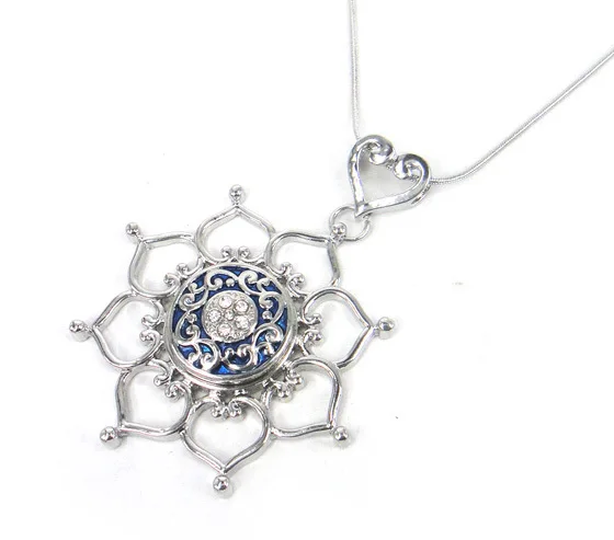 Бесплатная доставка ожерелье из змеиной цепи с цветком в виде сердца сделай сам