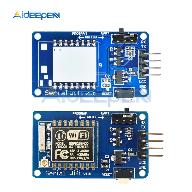 Беспроводная плата приемопередатчика ESP8266 3 В 5 TTL UART протокол TCP/IP для Arduino R3 -