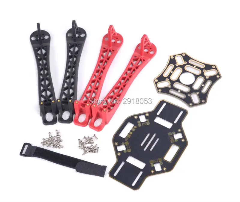 F450 450 Квадрокоптер Мультикоптер Рамка комплект с черным высоким посадочным шасси