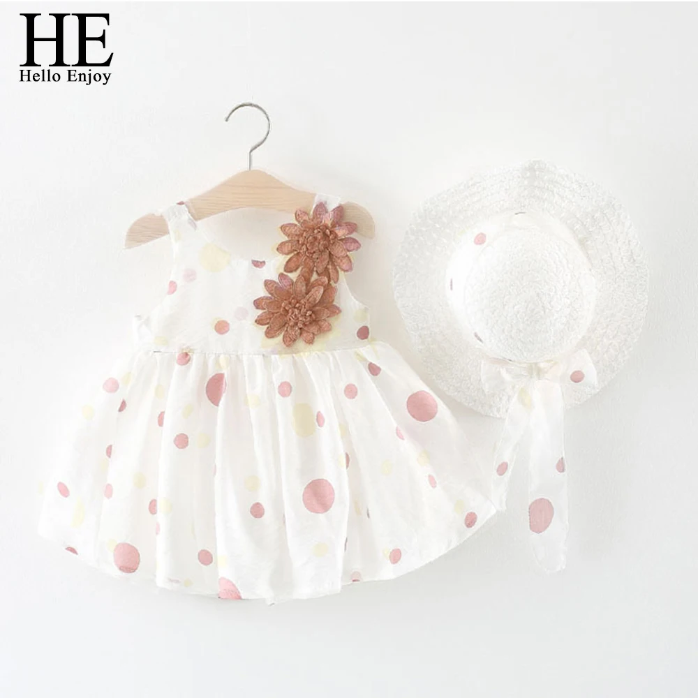 HE Hello Enjoy Baby Girls Events Party Tutu Tulle Christening Gowns Gorgeous Princess Dresses For Girl Toddler KidEvening Dress