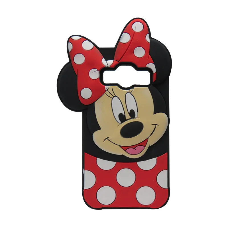 Soft Silicone Phone Case for Samsung Galaxy J1 2016 J120 Cute 3D Cartoon Back Minnie For ACE Coque |