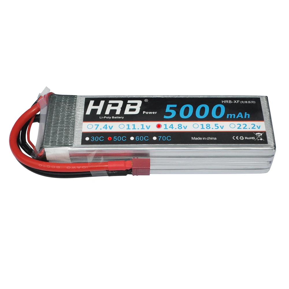 Аккумулятор HRB Lipo 4S 14 8 V 5000mAh 5200mah 6000mah 8000mah 10000mah 12000mah 16000mah 22000mah 50C для