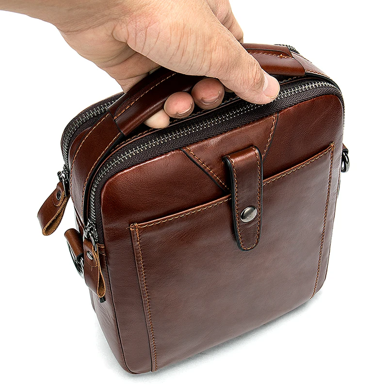 Мужские сумки MVA мужские через плечо из натуральной кожи для мужчин винтажные