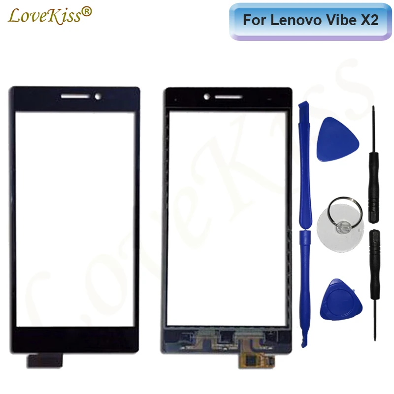 

5" X2 Touchscreen Front Panel Glass For Lenovo Vibe X2 X2-TO X2-CU Touch Screen Sensor LCD Display Digitizer Repair Replacement