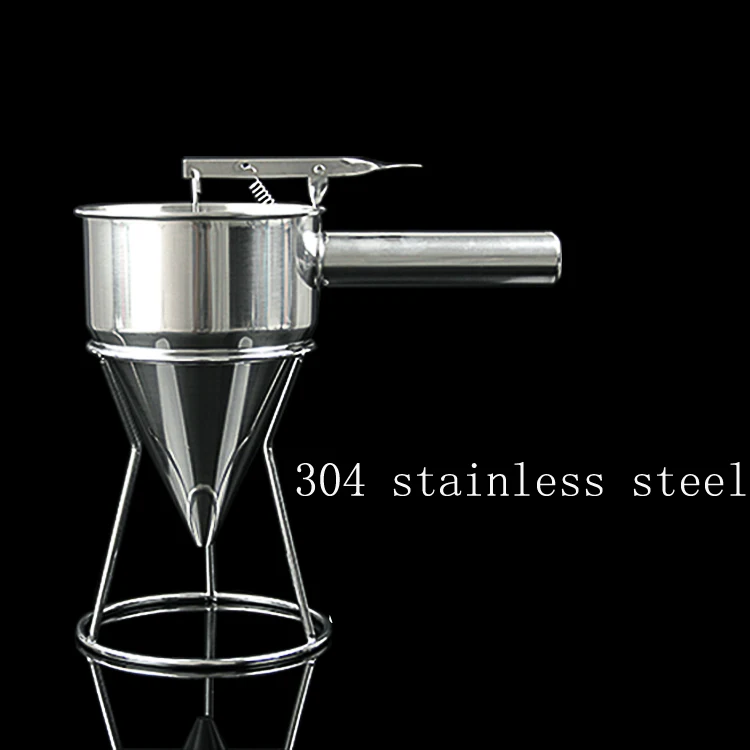 Новое поступление воронка Takoyaki из нержавеющей стали вафельница Диспенсер