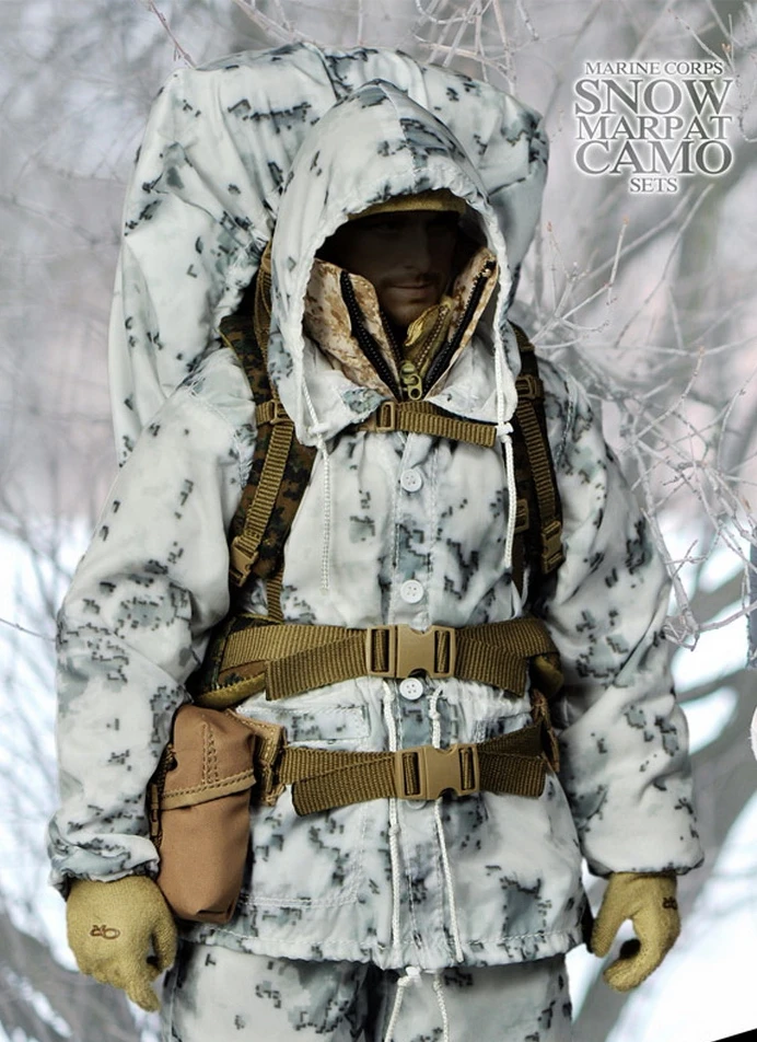 Estartek M 063 1/6 зимние камуфляжные наборы Marpat для коллекционной военной экшн фигурки
