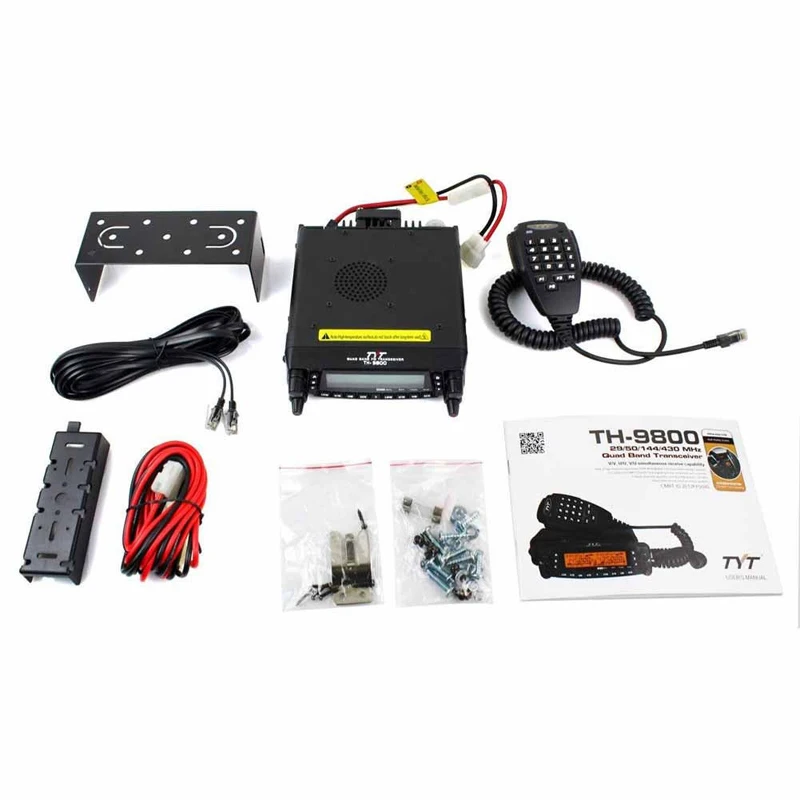 Быстрая доставка 4 полосный FM трансивер Walkie Talkie двухстороннее радио двойное