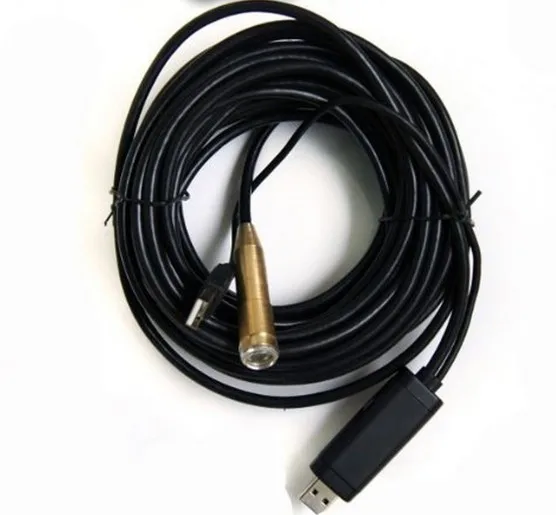 Водонепроницаемая камера Бороскоп с кабелем 2 м 10 мм USB LED|tube camera|snake tube cameraborescope