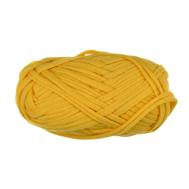 Goose yellow 100 г/шт. 30 м Вязание толстой нитью вязание крючком ткань из пряжи вязание крохеттинг нить DIY сумка ковер подушка хлопчатобумажная ткань - Цвет: Goose yellow