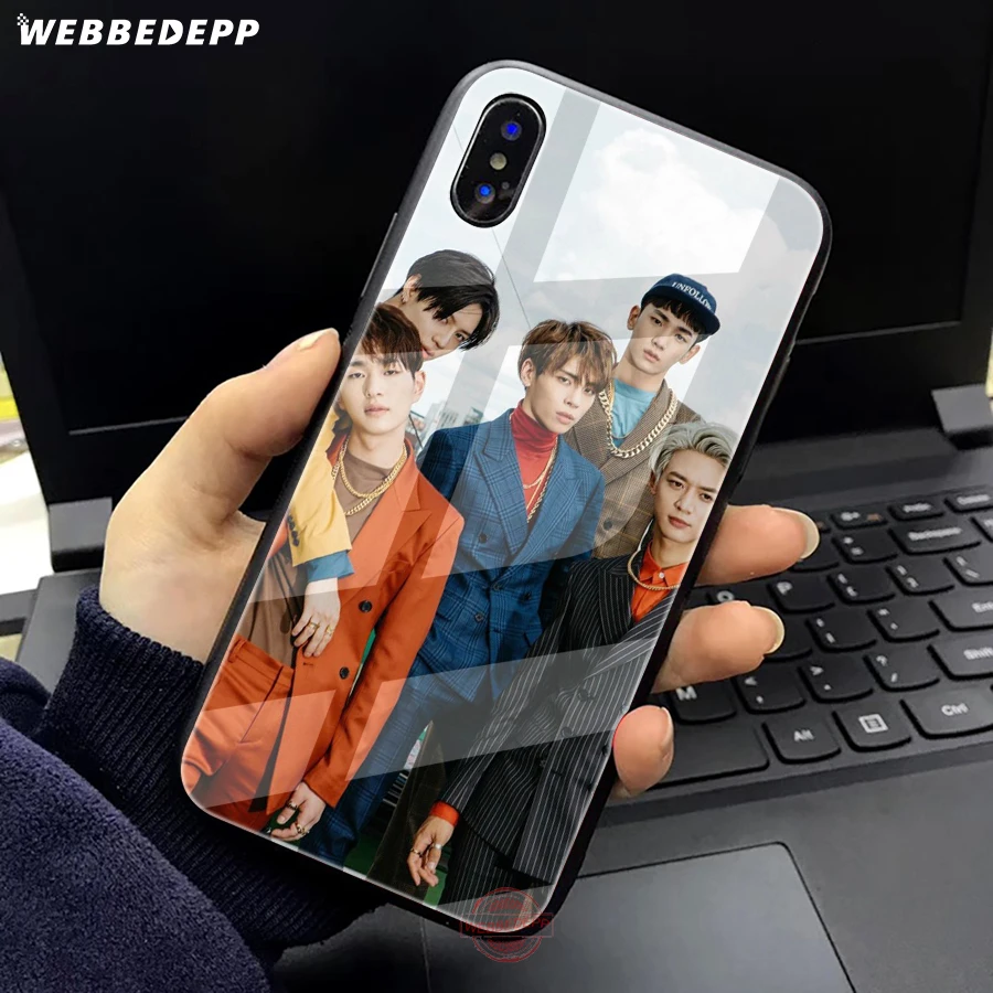 WEBBEDEPP SHINee KPOP Boy чехол для телефона из закаленного стекла Apple iPhone XS Max XR X 8 7 6S Plus 5S SE |