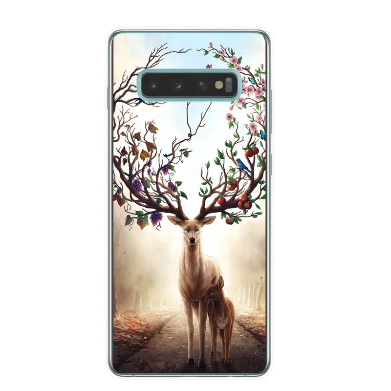 Чехол с мраморным цветочным узором для Samsung Galaxy S5 S6 S7 Edge S8 Plus S9 plus S10 Lite S10E чехол