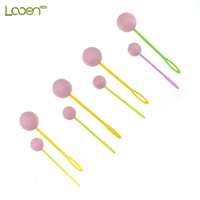 

8 Pcs Knit Knitting Needles Point Protectors/Stoppers 2 Sizes Knitting Needles Cap With Swing Needles For Knitting Craft Tool