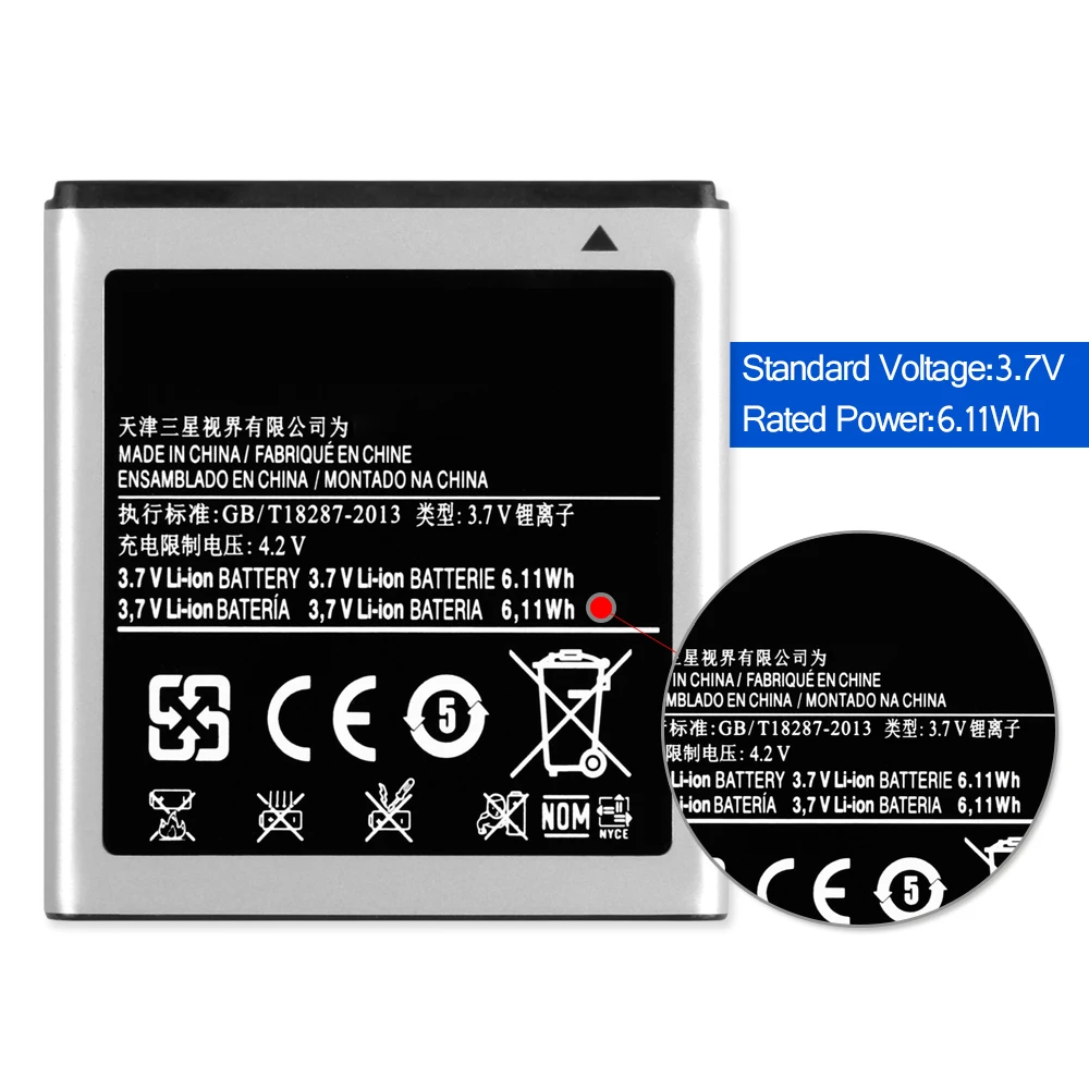 Srjtek для samsung Galaxy S I9000 Батарея с инструментами EB575152LU 1650 mAh i9001 i9003 i9105|Аккумуляторы
