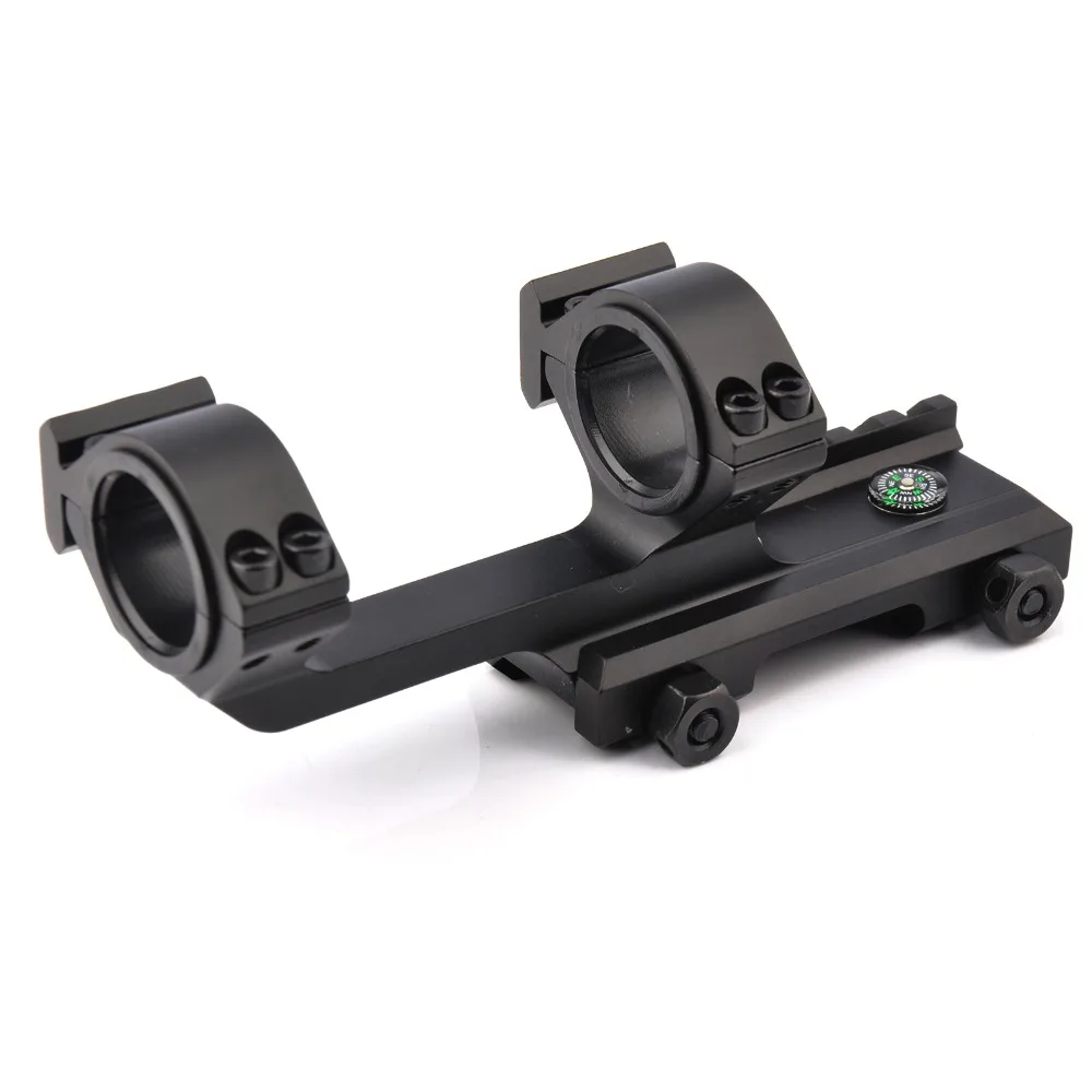 Тактическое Крепление кольцо для прицела с пузырьковым уровнем и компасом