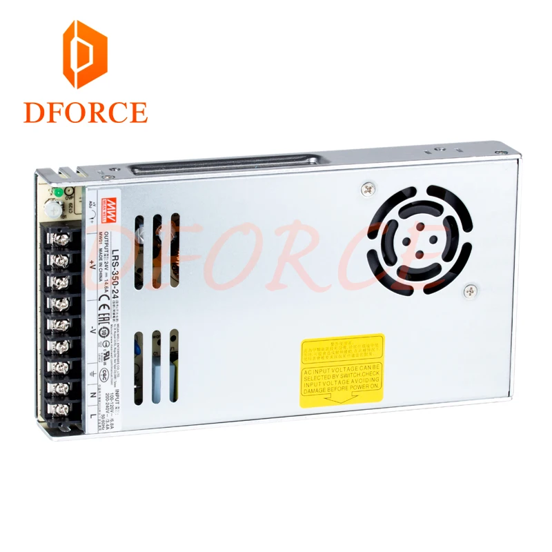 3D принтер DFORCE Гарантированная серия PSU 350 Вт 24 В блок питания ENDER3 CR10 DIY prusa|Детали и
