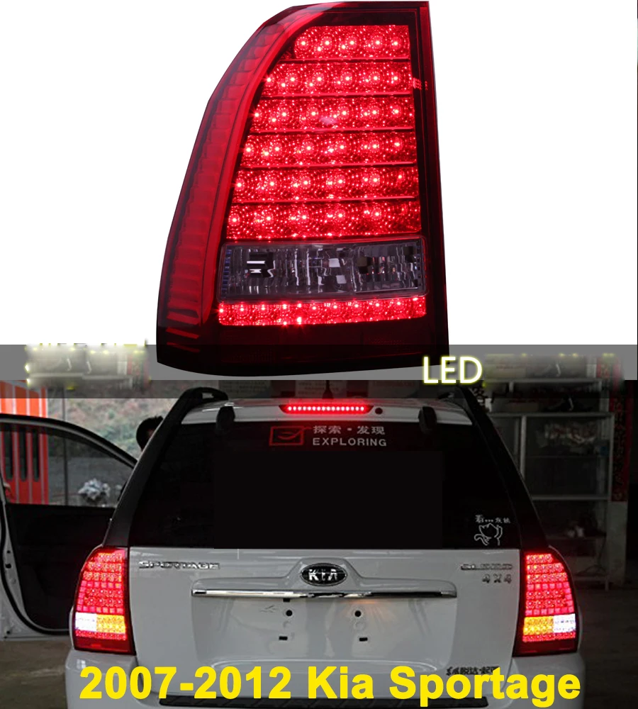 Lampever светодиодный фонарь для Kia Sportage 2007 2012 год Taillamp Задние огни DRL Siginal парковки