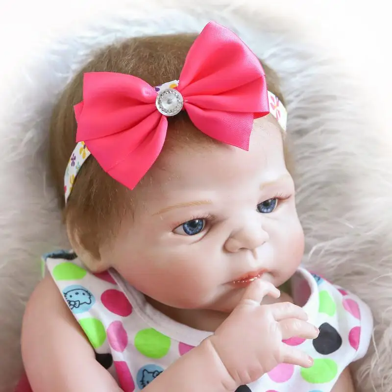 Кукла Reborn NPKCOLLECTION Мягкая силиконовая Реалистичная кукла для девочек 46 см|Куклы| |