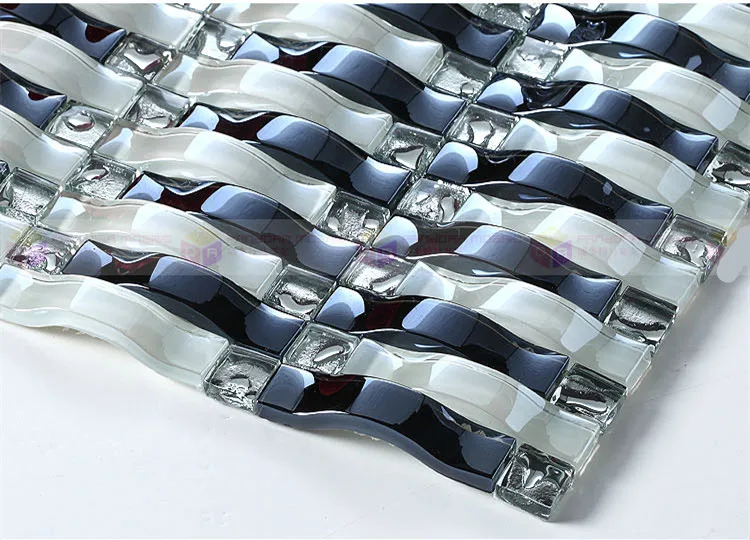 Настенная мозаичная плитка для украшения интерьера телевизионный фон изогнутая