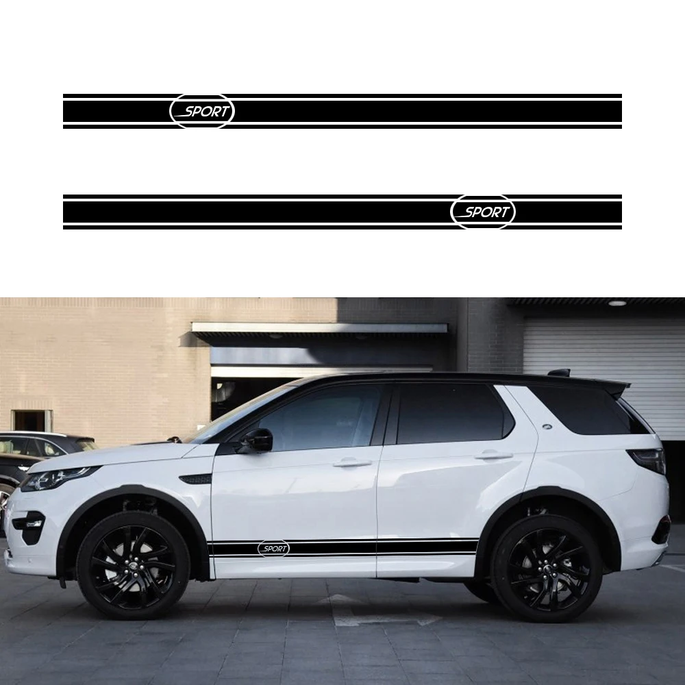 Для Land Rover Discovery Range Sport Freelander наклейки на боковую юбку автомобиля автостайлинг