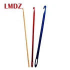 LMDZ 2,75 мм4,0 мм6,0 мм Австралийский тунисский алюминиевый крючок для вязания крючком DIY инструмент для вязания с глазом швейная игла крючком