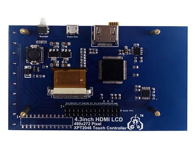 ЖК экран 4 3 дюйма HDMI более умный чем 5 дюймовый дисплей и 7 для Raspberry PI 3/2 Model B/B +/A +/B/4B
