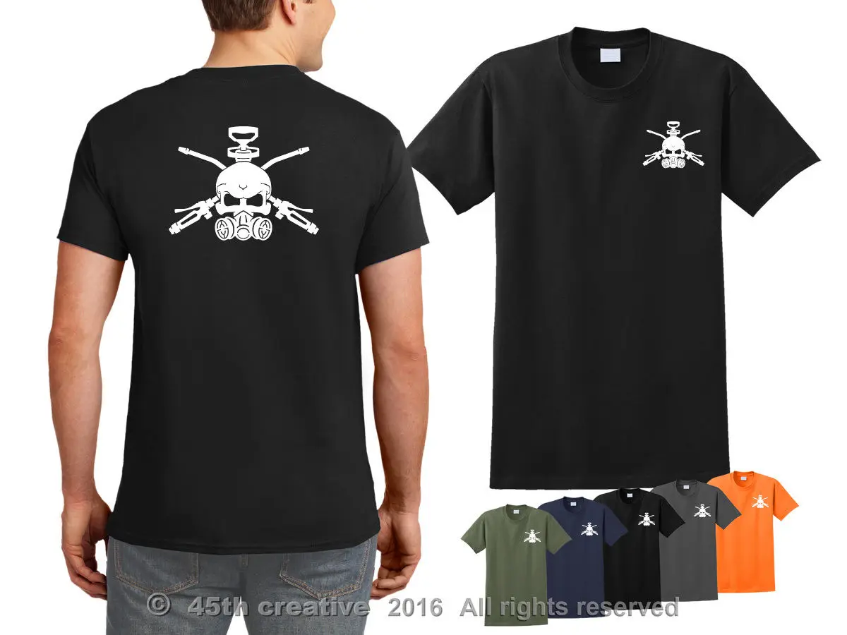 

2019 New Cotton T-shirt Exterminator T-shirt - exterminator's skull crossbones shirt pest control shirt Summer Style Tee Shirt