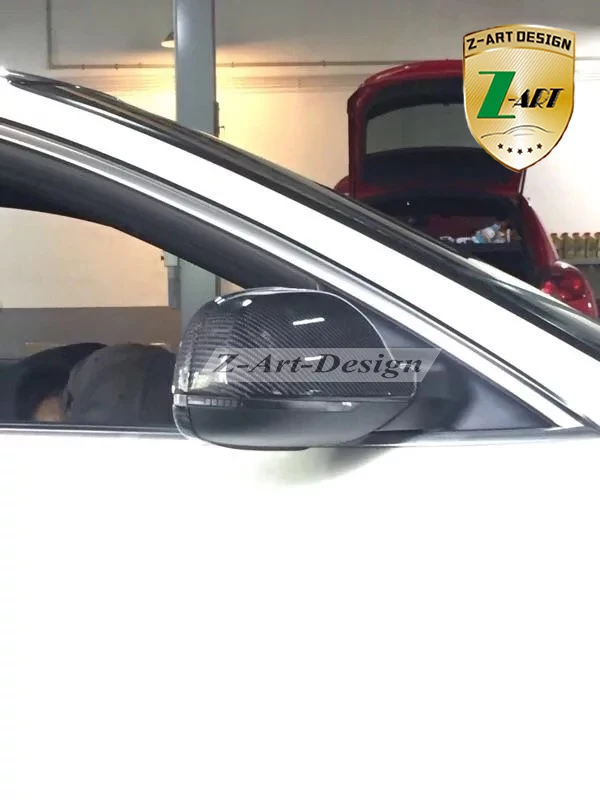 Замена реального углеродное волокно зеркалом заднего вида Обложка для Audi RS3 2013-2014