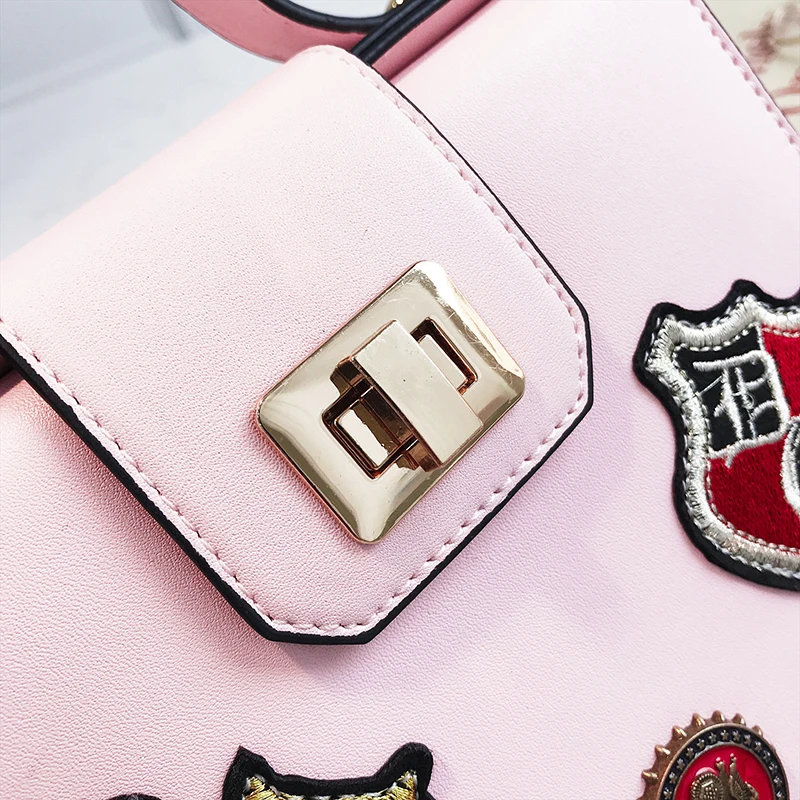 OUFENLANDI Crossbody сумка 2018 женщина аппликации клатчем новые летние поступление