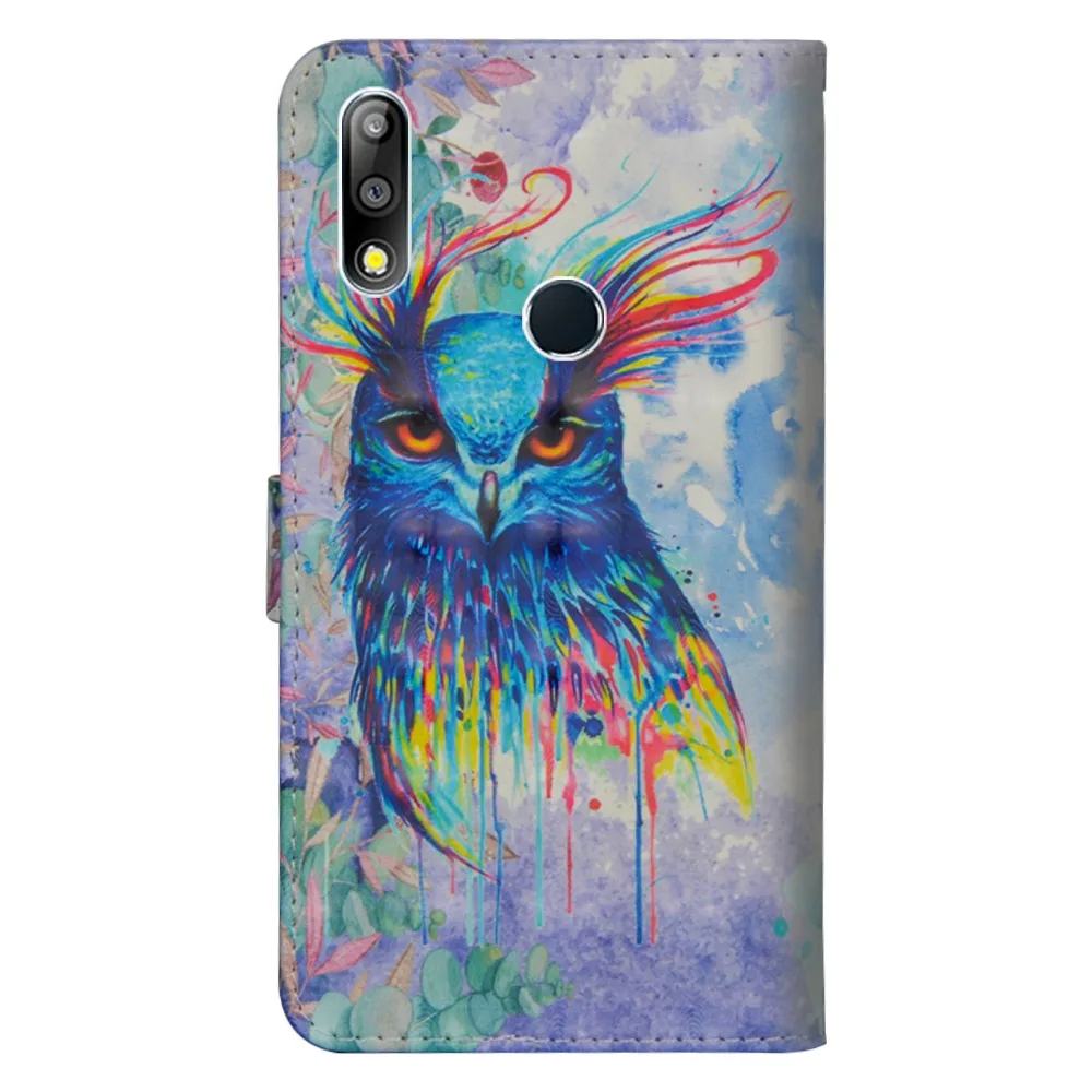 Кожаный чехол для ASUS Zenfone Max Pro M2 ZB631KL Роскошный флип-держатель телефона Asus ZB633KL