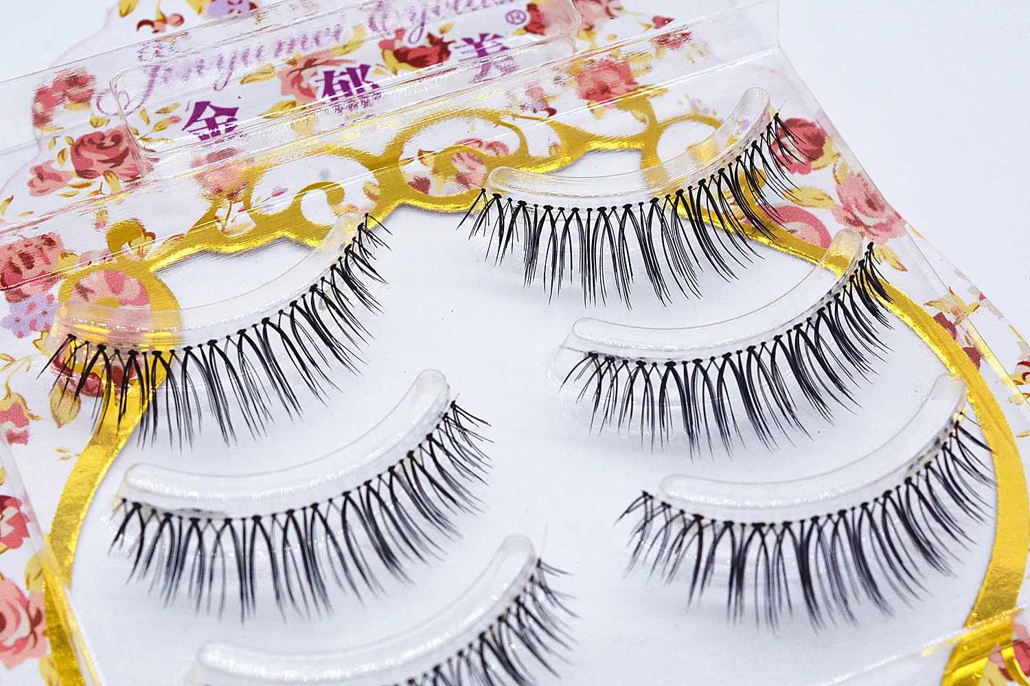 3 Pairs/Set 3D False Eyelashes Messy Cross Thick Natural Fake Eye Lashes Professional Makeup Bigeye Long | Красота и здоровье