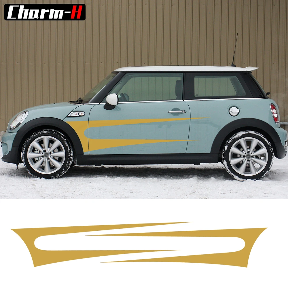 2 шт. наклейки на двери и боковые панели для BMW Mini Cooper R56 F55 F56 R50 R52 R53 R60 R61 R59 R57 R58 4