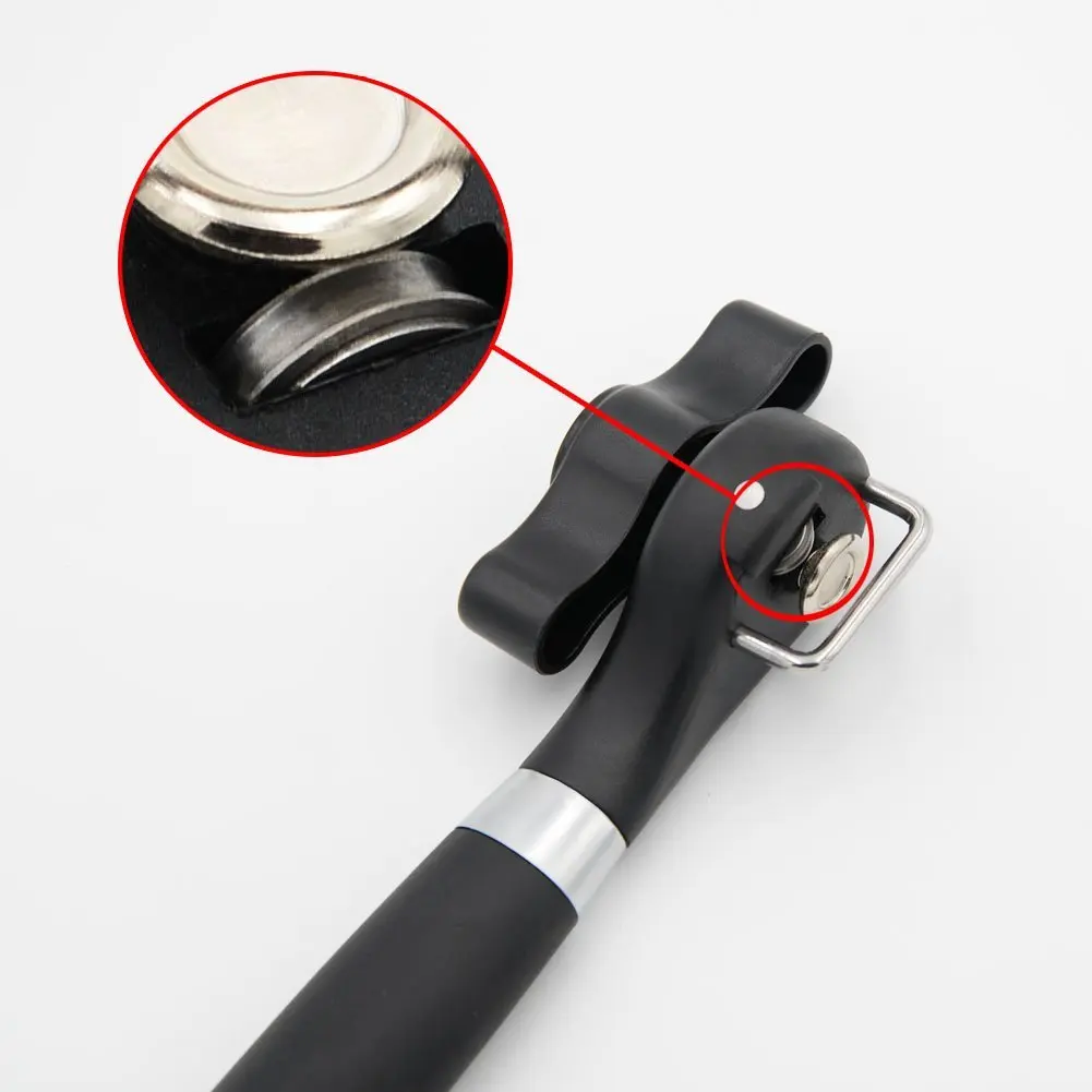 Can Opener Rotate The Knob and Ergonomic Soft Grips Handle-Effortlessly Open Cans Smooth Edge -Using Safe | Дом и сад
