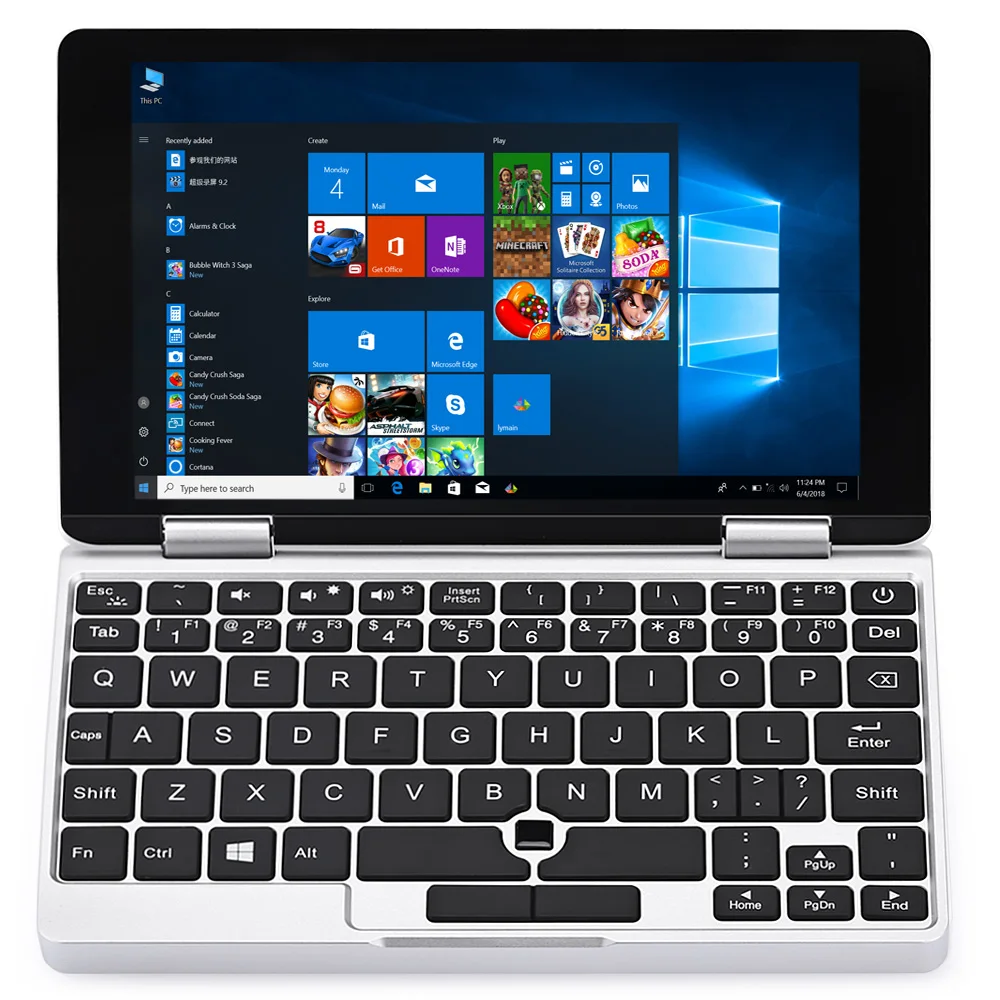 Один нетбук один микс Йога карманный ноутбук планшетный ПК 7 0 дюймов Windows 10 1
