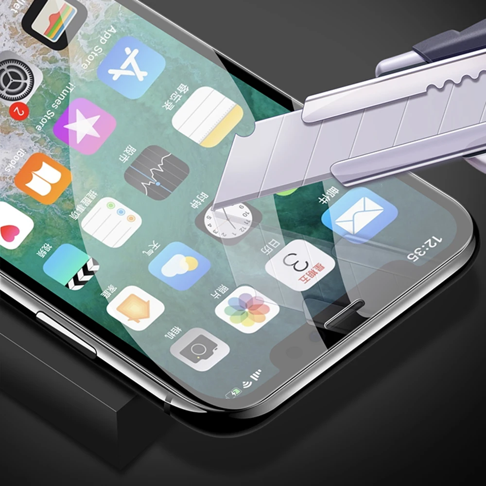 200D закаленное стекло для iPhone XR Защита экрана 7X6 8 6S Plus XS Max защитная пленка камеры