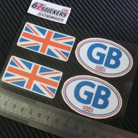 sixsub gb union jack x2 made in the great britain x2 moto cars reflective stickers decals waterproof sunscreen