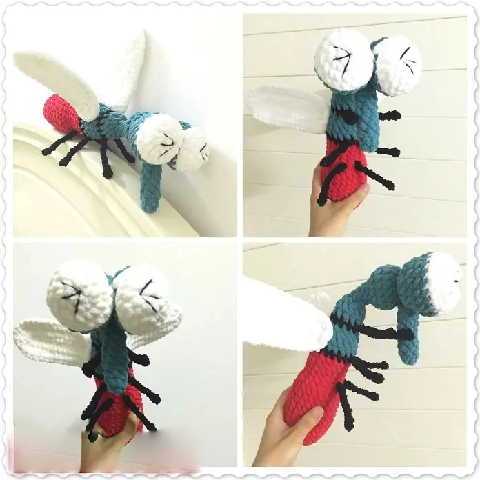 32*14 см версия Q Москитная ручная вязка крючком узор Amigurumi Baby милая мягкая плюшевая