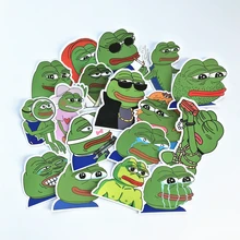 TD ZW, 17 шт./лот, наклейки Pepe Sad Frog, наклейка для сноуборда, багажа, автомобиля, холодильника, автомобиля, наклейки для ноутбука