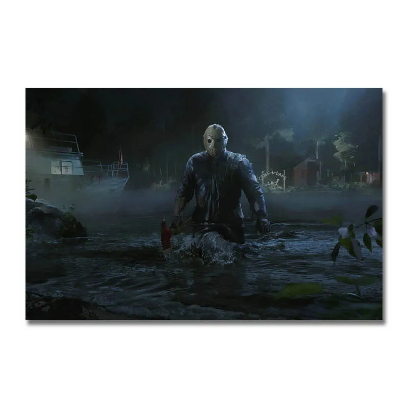 Picture 8 Художественный шелк или холст печать пятница 13 постер фильма 13x20 дюймов украшение комнаты-006 - Цвет: Picture 8