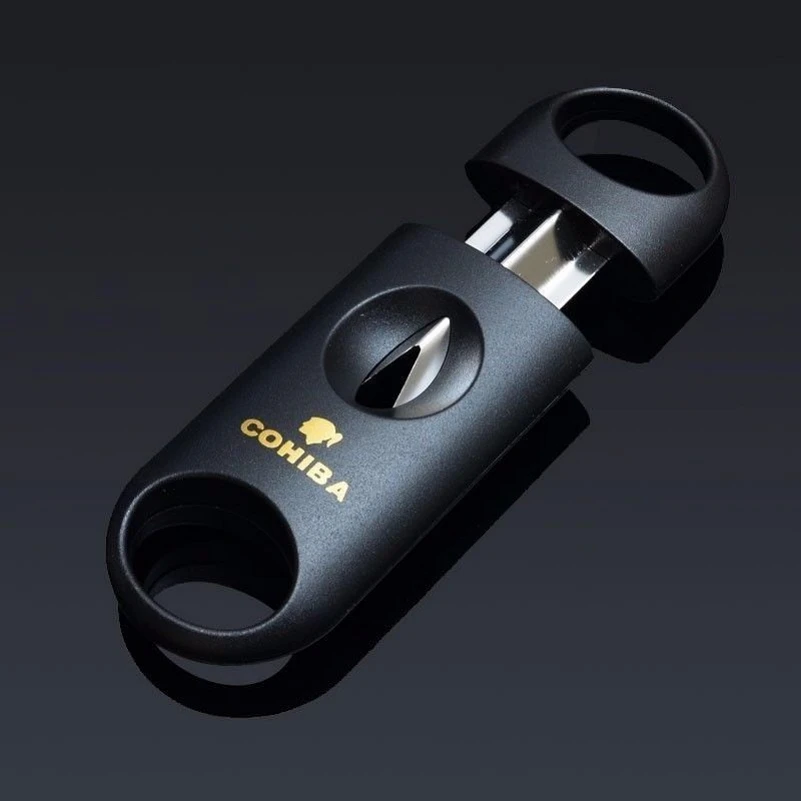 Портативный COHIBA черный белый цвет пластик ручка нержавеющая сталь V образный